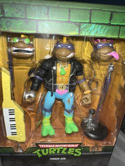 Super 7 teenage mutant ninja turtles punk donetello
