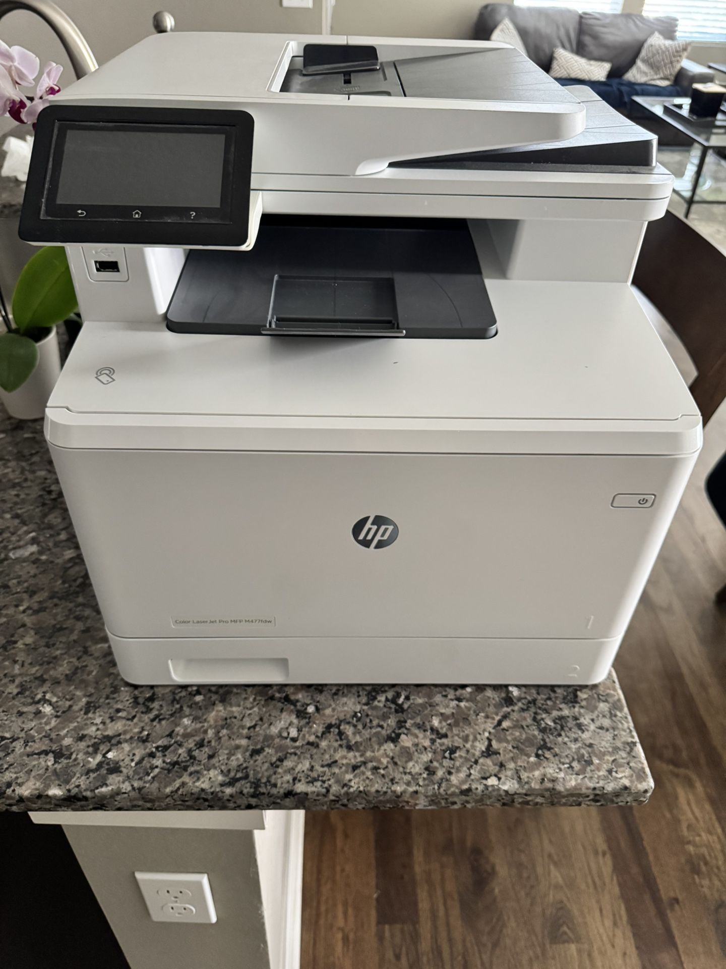 HP LaserJet Pro M477fdw All-in-One Wireless Color Laser Printer with Double-Sided Printing,