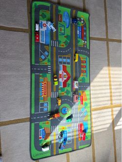 Play Carpet and Wood Vehicles