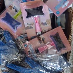 Pet Grooming Brush And Gloves