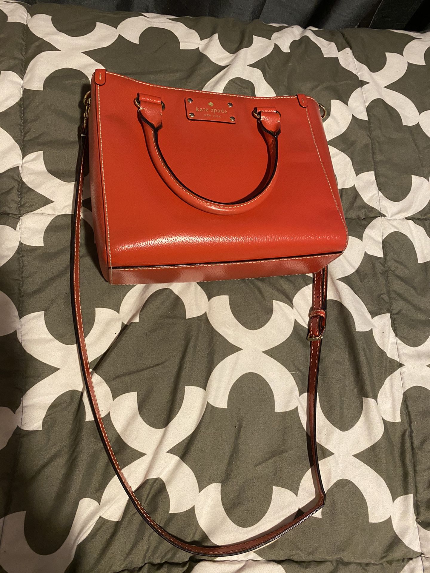 Red Kate spade purse