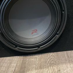 2000 W Digital Amplifier With A Custom Built Double Baffle Box Alpine Type R Subwoofer