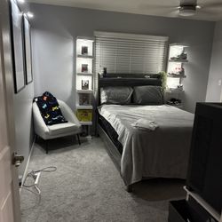 Ashley’s Full Size Bed frame,mattress & Baseboard