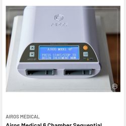 Airos 6 Chamber  Lymphedema pump with sleeves