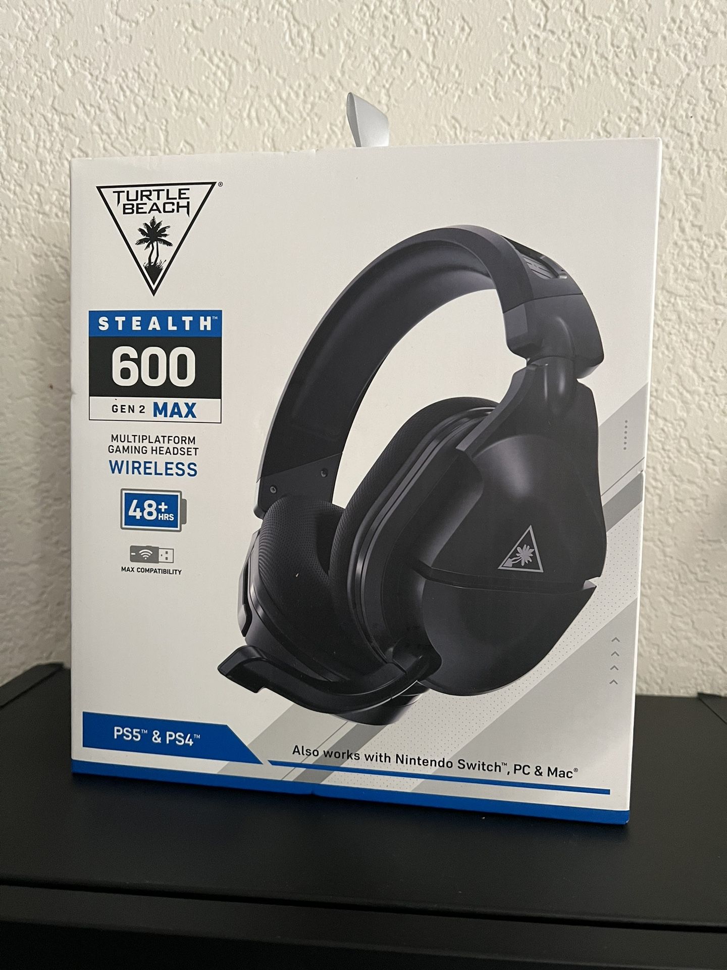 Turtle Beach Stealth 600 Gen 2 MAX Wireless Gaming Headset PS5 PS4 Nintendo Switch PC Mac