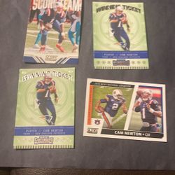 Cam Newton Card Lot