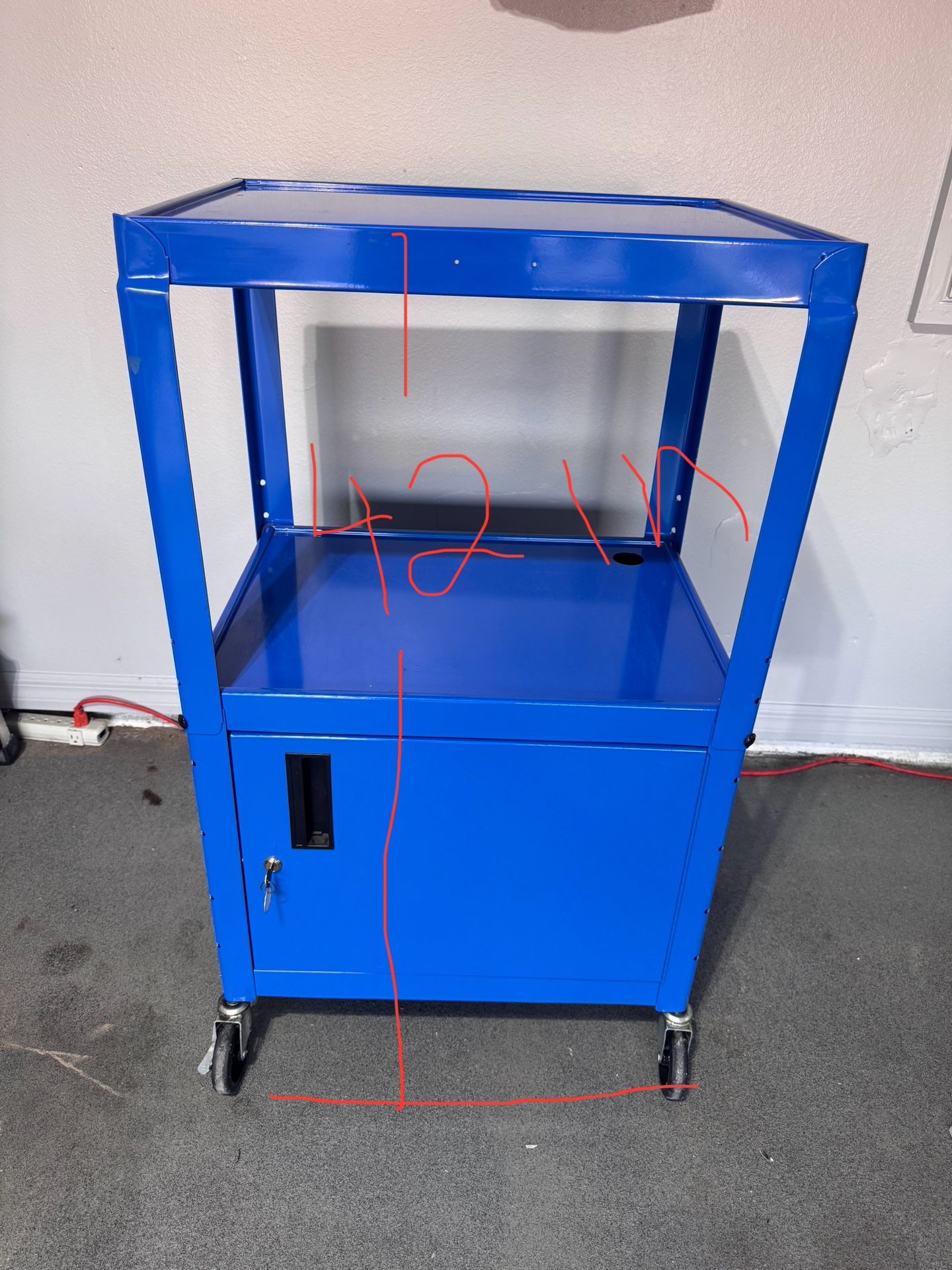Metal Rolling Cart For Storage