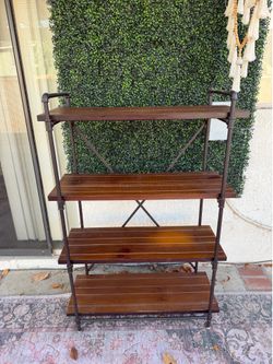 4 tier display shelf