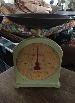 Salter antique scale made in England