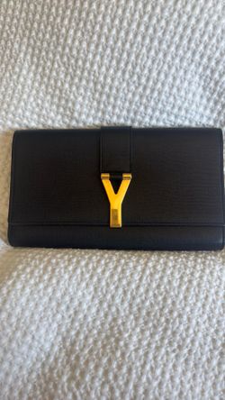 Saint Laurent (YSL) clutch black leather
