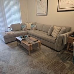 Sofa And Chaise Two Piece Set