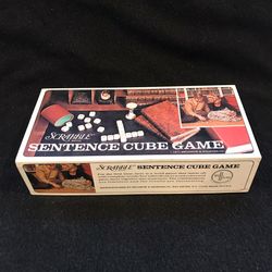 1971 Scrabble Sentence Cube Game