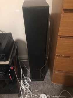 Polk towers speaker has no voice bass only