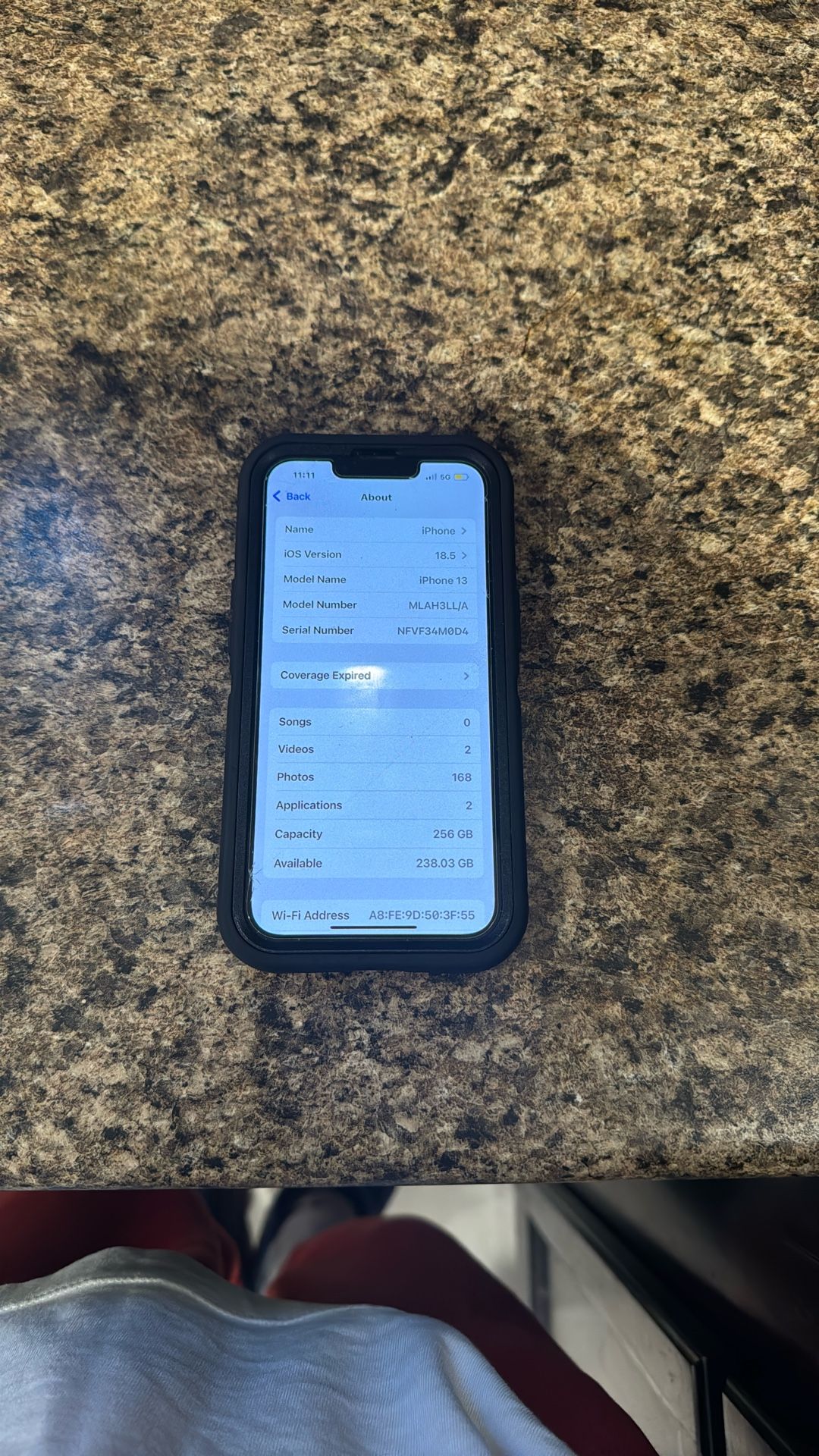 iPhone 13 (256GB) With Otterbox