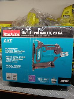 Makita 18V LXT Brushless Cordless 23-GAUGE Pin Nailer Tool-Only 
