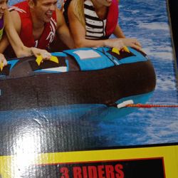 MEGA AIRHEAD RUCKERS - 3 RIDERS INNERTUBE