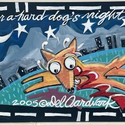 Original art Acrylic Painting, 38”x24”