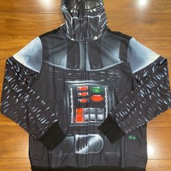 Darth Vader Helmet Hoodie Sweatshirt Mens Size Large
