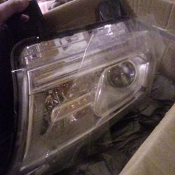 2014-2020 Dodge Durango Passenger Side Halogen Chrome Led Headlight 