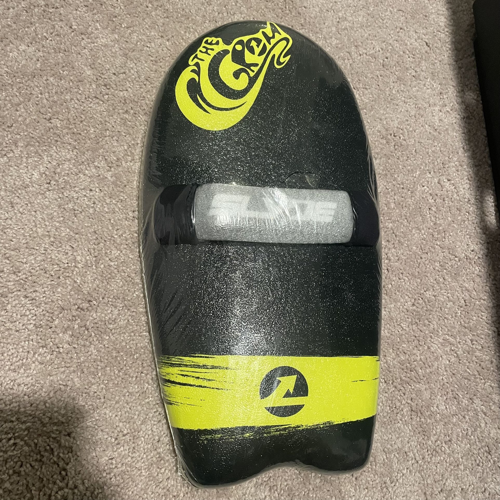 Slyde Grom Bodysurf Handboard – Black & Electric Lemon – Brand New in Wrap