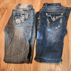 5 Pair Miss Me Jeans Size In Description 