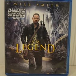 $5 DISNEY BLU RAY MOVIE. I AM LEGEND. BLU RAY ONLY. NO DIGITAL. $5 OR TRADE FOR A MOVIE TITLE I DO NOT ALREADY OWN.