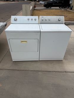 Washer and dryer set