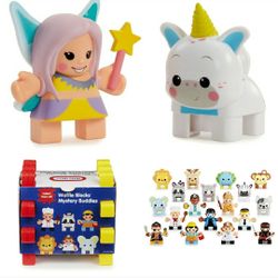 Waffle blocks 3 piece set. 2 surprise blocks