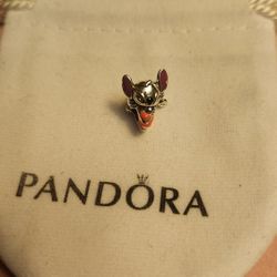 Brand New Pandora Lilo and Stitch Cake Charm