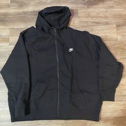 Nike Fleece Black Hoodie 