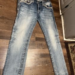 Rock Revival Men’s Jeans Garrie Slim Straight Size 33 