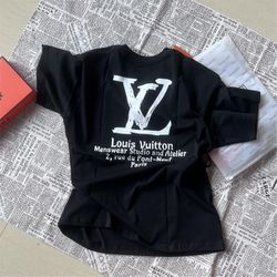 Louis Vuitton L.Vuitton Printed T-Shirt Black