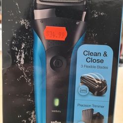Braun Series 3 3010s Wet & Dry Men's Rechargeable Electric Shaver with Protective Cap

