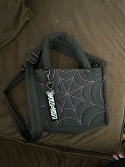 Spiderweb mini tote bag
