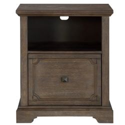 Toulon Dark Oak File Cabinet