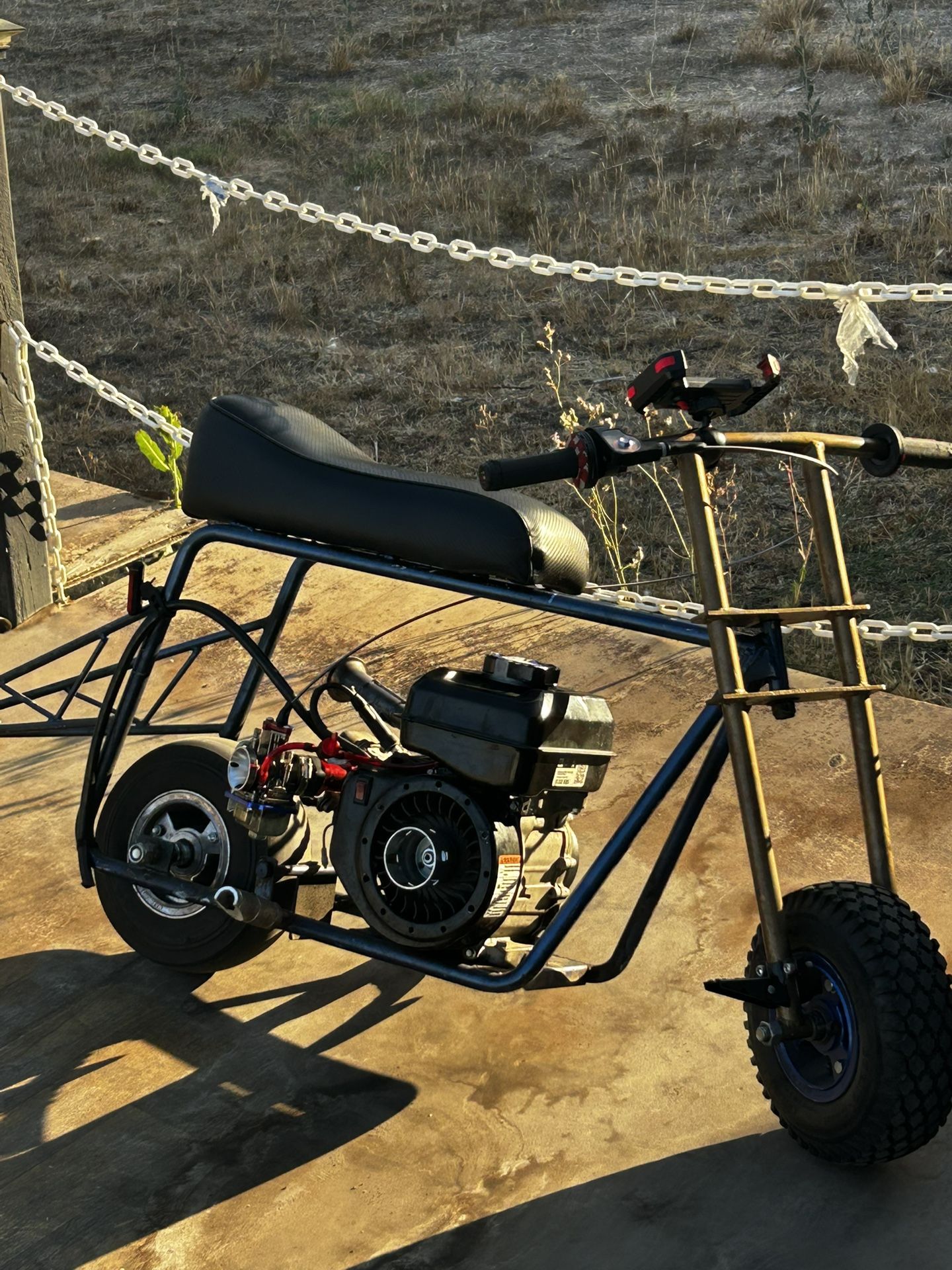 Joes Minibike With Wheeliebar