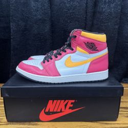 Nike Air Jordan 1 “Fusion Red” High Top Sneakers