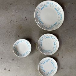 Blue Heaven Royal China Plates