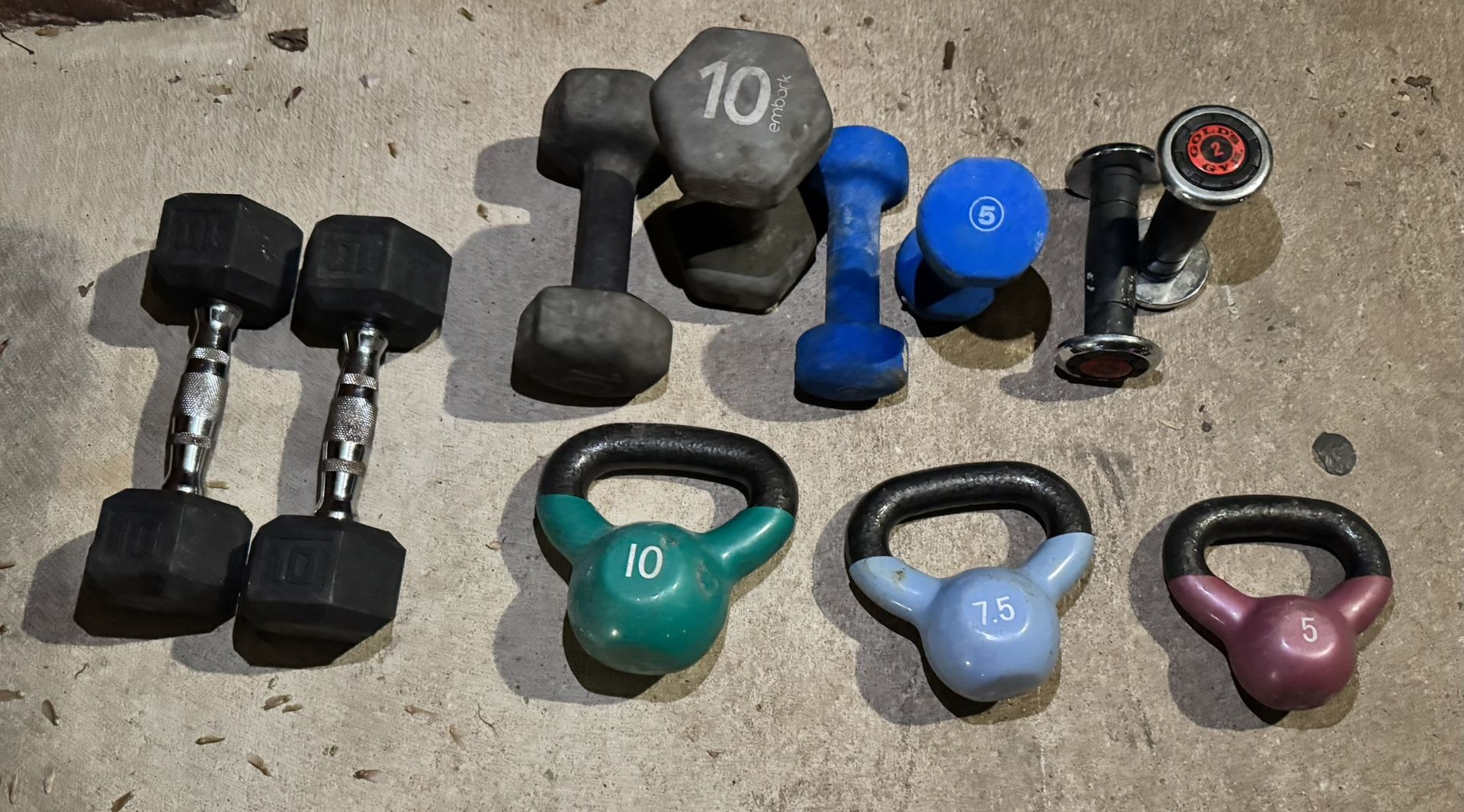 Assortment of Weights