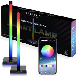 Smart LED Light Bars for Desk, LED Lights for Gaming Setup with 210 Different Light Modes & Gaming Headset Hook, Gaming LED Lights Include Extended Co