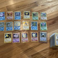 Vintage pokemon cards