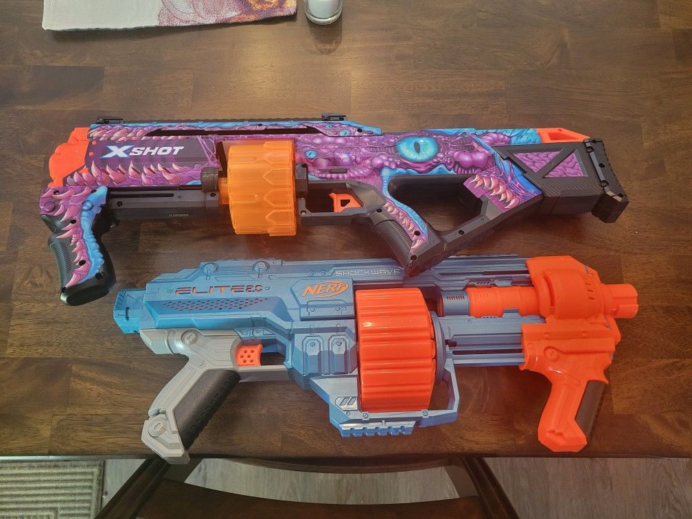 2 Nerf Style Guns