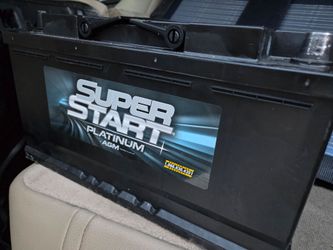 Super Start Platinum AGM battery