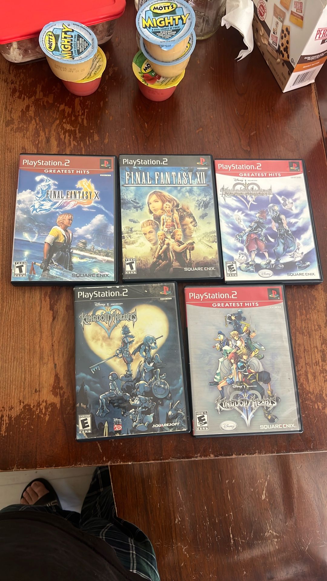 Final Fantasy And Kingdom Hearts 1 And 2 Ps2 Games