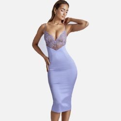 Brand new Oh Polly Satin Dress Size L