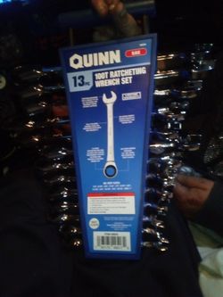 13 pcs. Ratcheting wrench set