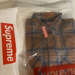 Supreme Pile Lined Plaid Flannel Shirt