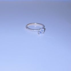 Robins Brothers White Gold Engagement Ring