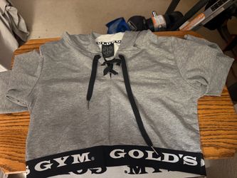 NEW WITH TAGS Gold’s Gym Matching Hoodie & Jogger Set – Gray – Size Large