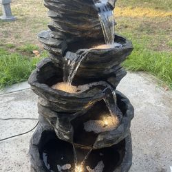 Rock Cascade Tiered Fountain 